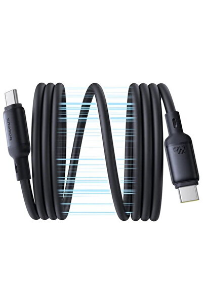 Baseus Cablu de date PicoGo Magnetic, USB-C male - USB-C male, 1m, Black