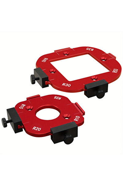 Choice 2Pcs Kit Aluminum Round Corner Radius Template Set - Router Table Jig ...
