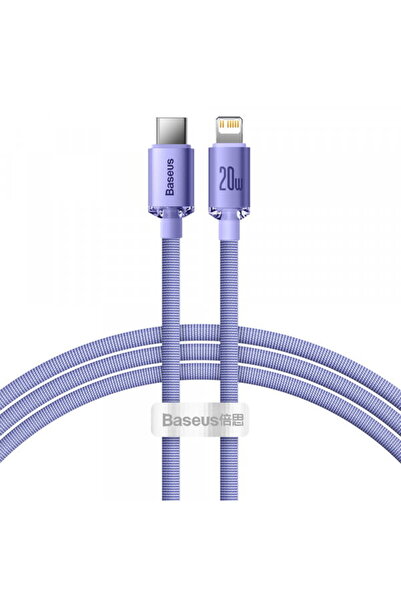 Baseus Cablu de date și încărcare USB-C - Lightning Crystal Shine Series, 20W...