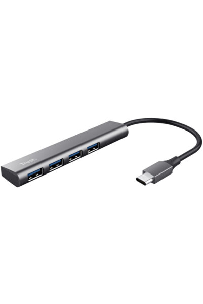 Trust Hub USB Ozo USB-C la 4x USB-A 3.2 Gen1, 4 porturi USB-A, USB 3.2 Gen 1,...