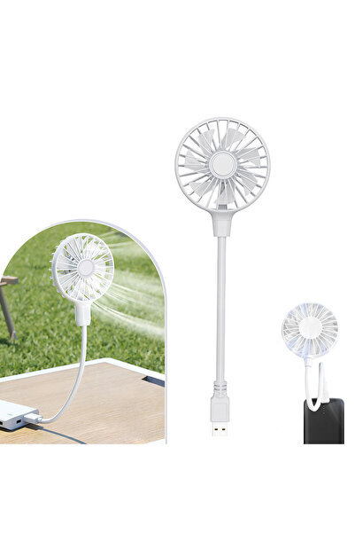 Choice WHITE Plug in Mini Silent Folding Flexible Office Dormitory Home Compu...