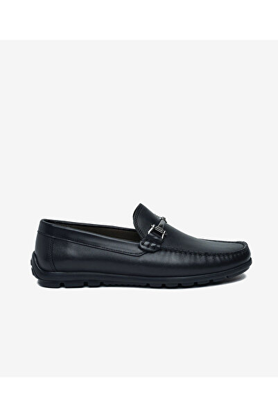 Greyder Erkek Siyah Hakiki Deri Loafer Ayakkabı 6Y1UA64786