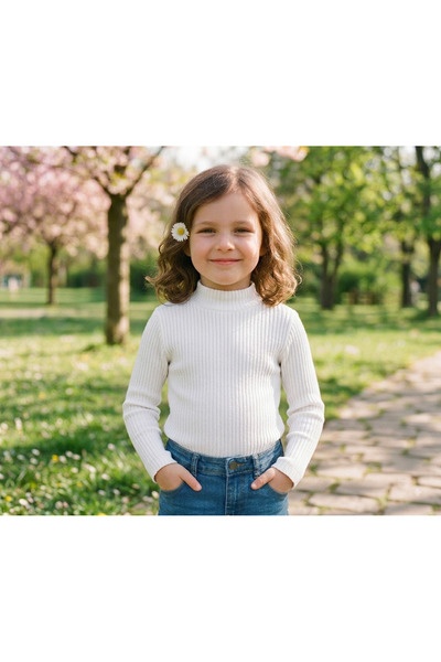 Cevval Minigirls Lycra Cotton Fishing Collar Body