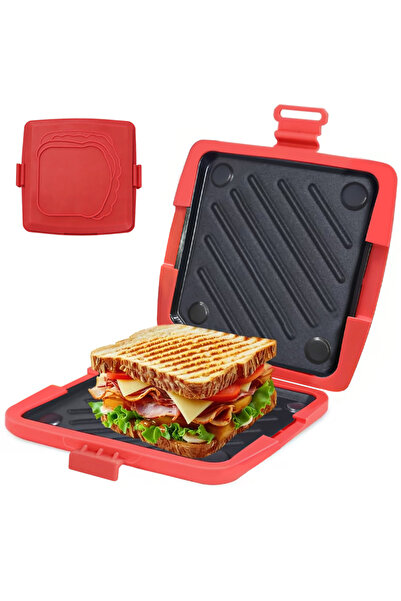 choice2 Red Microwave Oven Specific Quick Baking Tray, Household Microwave To...