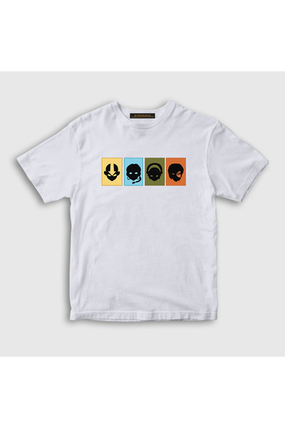 Presmono Unisex dečje bele majice Anime Avatar Poslednji upravljač vazduha T-...