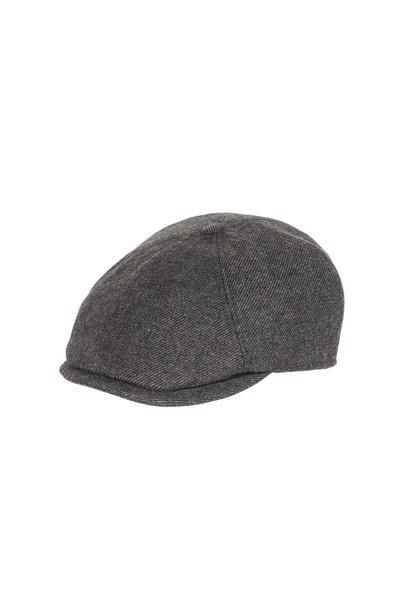 Barbour Claymore Bakerboy Şapka CH15 Charcoal Grey