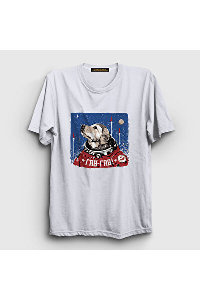 Presmono Unisex beli Gav Gav astronaut svemirski astronaut svemir T-shirt 282...