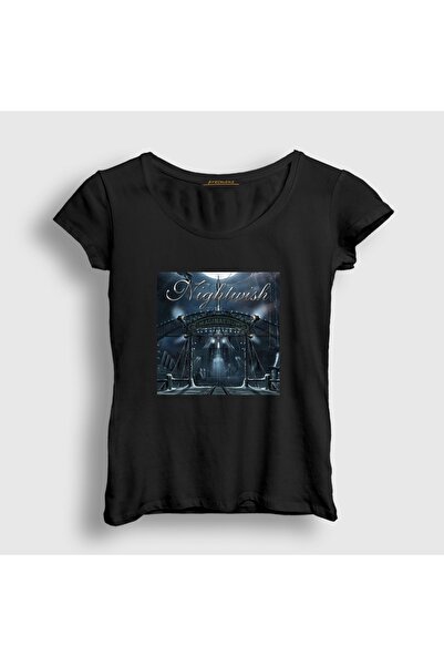 Presmono Women's Black Imaginaerum Metal Nightwish T-Shirt 612326Tt