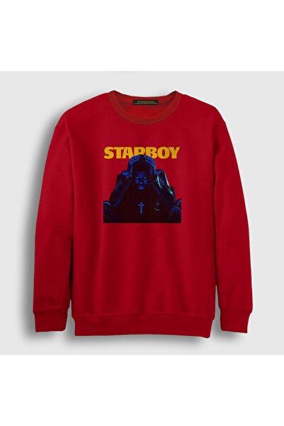 Presmono Unisex crvena Starboy majica The Weeknd 159568tt