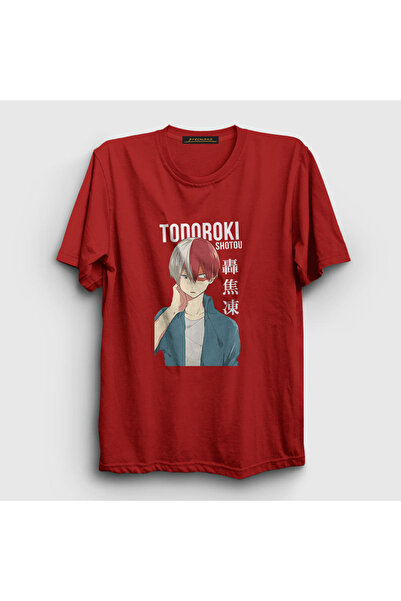 Presmono Unisex crvena majica Boku No Hero Academia Shotou - 128923tt