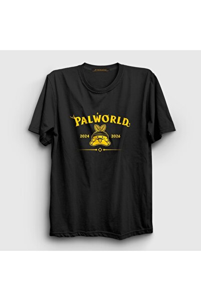 Presmono Unisex Black Gumoss Game Palworld T-Shirt 617093Tt