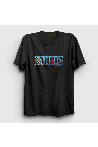 Presmono Unisex crni anime One Piece T-shirt 134894tt