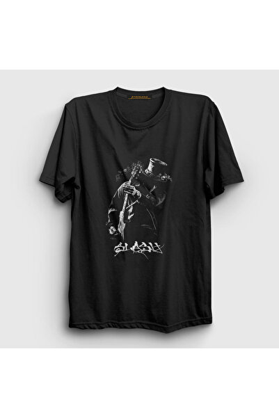 Presmono Unisex crna ikona Guns N' Roses Slash T-shirt 39986tt