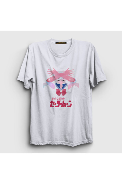 Presmono Unisex White Serena Usagi V2 Sailor Moon Moon Warrior T-Shirt 487547Tt