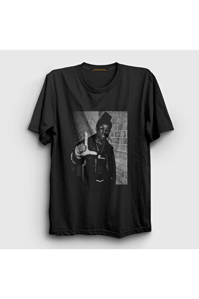 Presmono Unisex Black Harlem Rapper Hiphop Big L T-Shirt 553863Tt