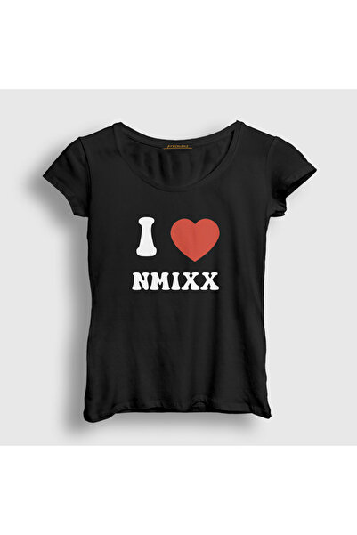 Presmono Женска црна мајица са T-shirt „Волим Nmixx K Pop“ 435521tt