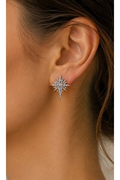 FAYRA ACCESSORIES Small Polar Star Earrings