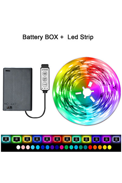 Choice شريط إضاءة LED يعمل بالبطارية بطول 1 متر، شريط إضاءة LED يعمل بالبطاري...