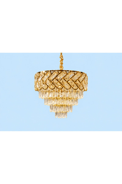 HOMSİ 40 cm kristal salon avizesi