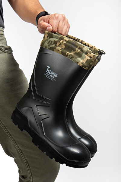 e&e Boots S4 Kısa Konç 27 Cm %100 Su Geçirmez Burun Korumalı Ortopedik Tabanl...