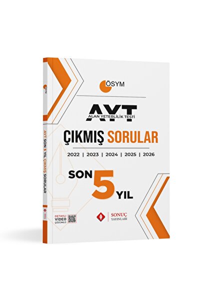 Sonuç Yayınları AYT Son 5 Yıl Çıkmış Sorular