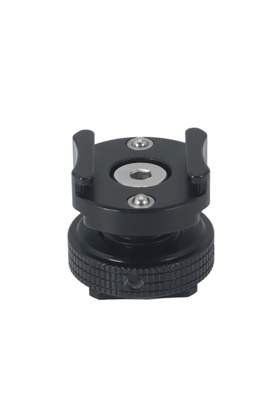 Choice No Logo 360 Rotatable Cold Shoe Mount Adapter Aluminum for Rode DJI Mi...