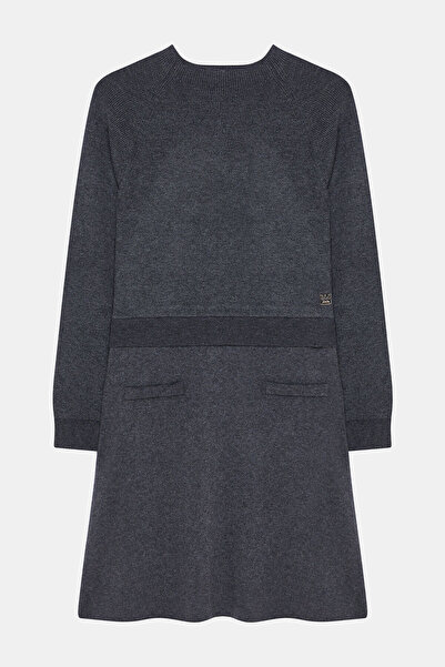 W Collection ANTRASİT TRİKO ELBİSE