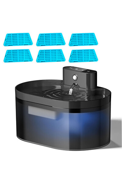 Choice Water Feeder-6Chip 2.2L Runway Charging Induction Automatic Cat and Do...