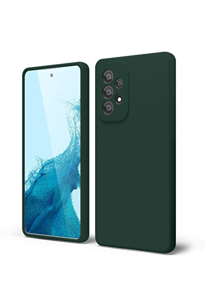 Casey Studios Samsung Galaxy A53 Silicone case, with microfiber, thin, raised...