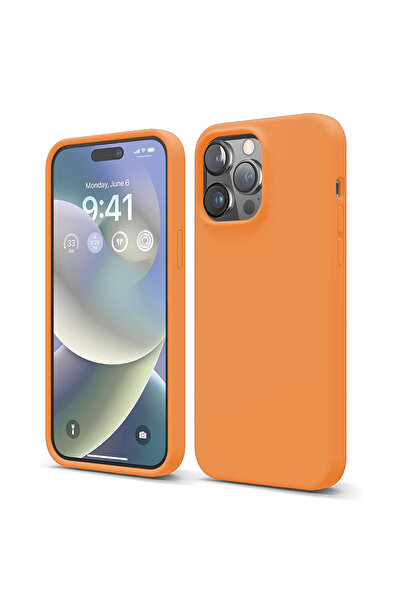 Casey Studios Силиконов калъф iPhone 14 Pro, с микрофибър, тънък, защитен, по...