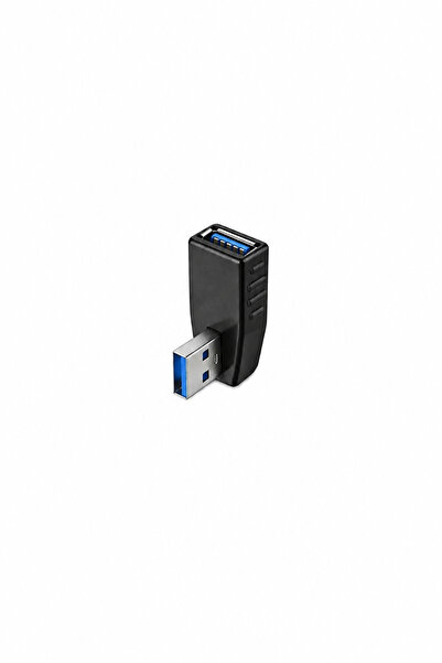 MVLH Sol Açılı USB 3.0 L Tipi 90 Derece Açılı Dönüştürücü - Çevirici - Adaptö...