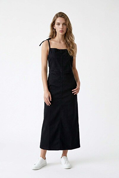 HAKKE Long Strap Garden Gilet Dress