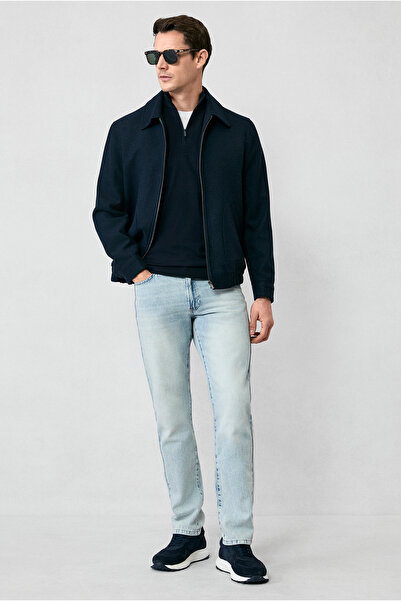 Kiğılı Pantaloni din denim de bumbac cu croială bootcut