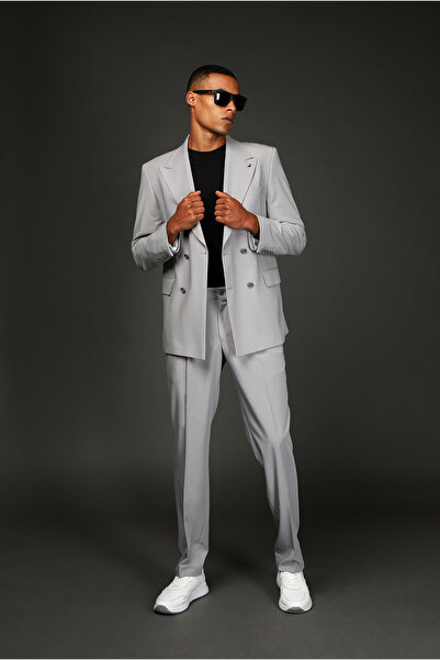 Abdullah Kiğılı Oversize Extra Comfortable Fit Double Breasted Suit