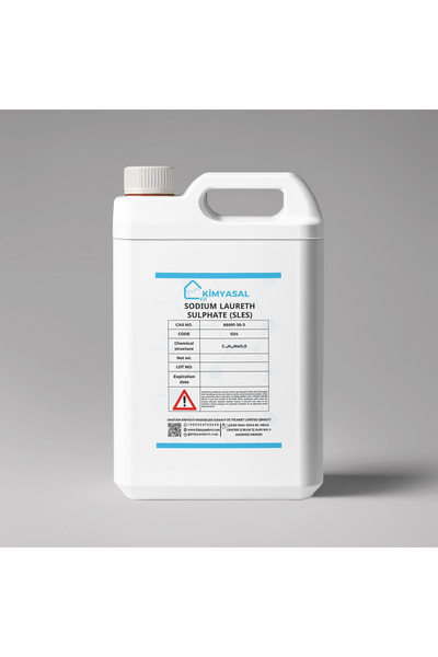 KİMYASAL EVİ Sodium laureth sulfate-Sodyum Lorileter Sülfat ( SLES ) hammadde...