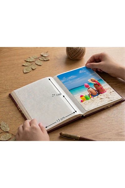 Rabsev Photo Album 15X21Cm 100 Photo Capacity Colorful Love Patterned Memory Album