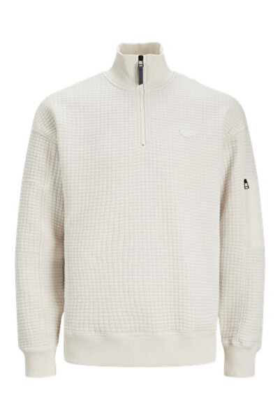 Jack & Jones Jack&Jones 12245404 Jcoblack Men's Sweat Beige