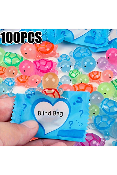 Choice 100 Pcs Random 30/50/100pcs Glow-In-The-Dark 3D Turtle Blind Bags - Co...