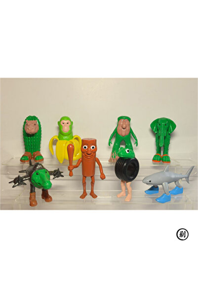 Choice 8pcs 8pcs TungtungtungSahur Italian Brainrot Wooden Stick Dolls Orname...