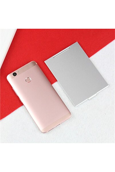 choice2 115x80mm Aluminum Folding Mirror Pocket Mini Portable Makeup Mirrors ...