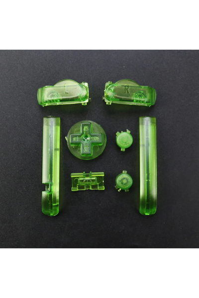 Choice11 C Clear green 1Set High Quality Original Size Buttons Keys For Gameb...