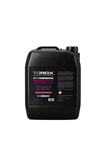 TOROX Pembe Oto Şampuanı 5L 1/20 Konsantre