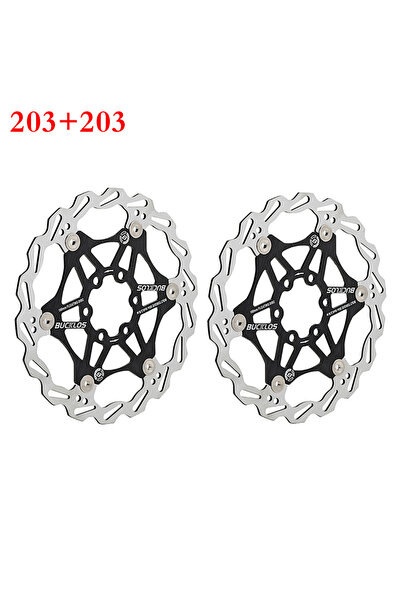 Choice 2PC 203-203mm Black 2PC BUCKLOS Bicycle Disc Brake 160/180/203 Bike Fl...