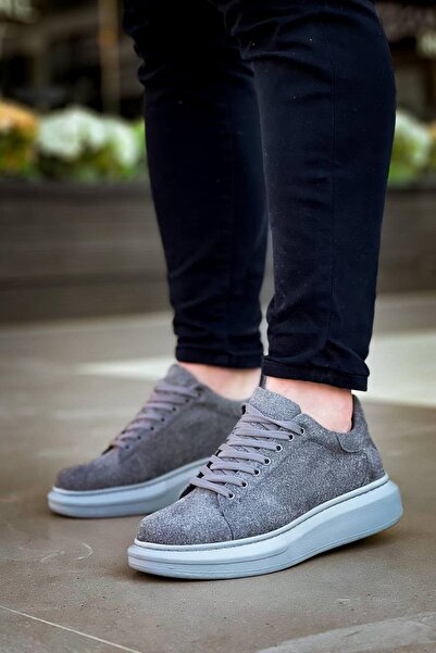 KUBACK Legend is back Kb-X500 Kuback Gray Suede High Sole Lace-Up Casual Men'...