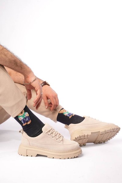KUBACK Legend is back Kb-702 Kuback Beige Suede Casual Men's Shoes