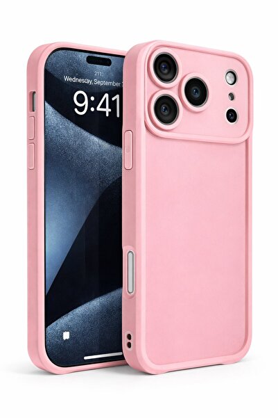 Vissona iPhone 17 Pro Kılıf – Kamera Çıkıntılı – Mat Silikon Telefon Kılıfı