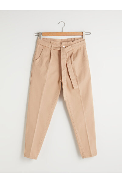 LC Waikiki Pantaloni de blugi de damă Carrot Cut cu talie înaltă, lungime pân...