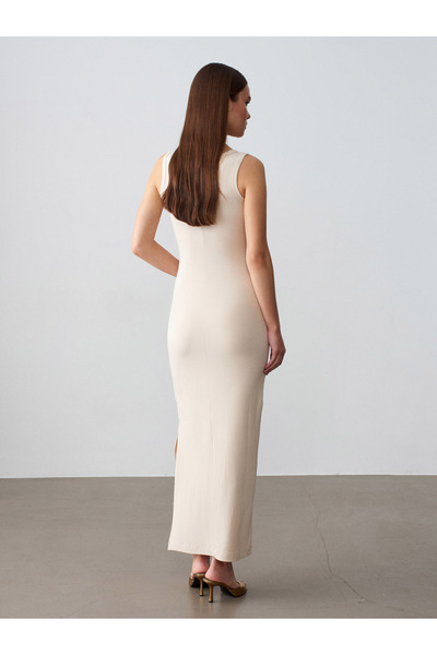 Dilvin 91652 Fitilli Midi Elbise