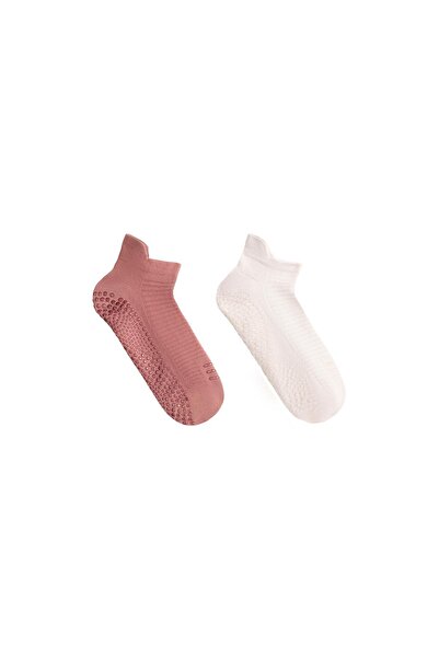 Oysho 2'li yoga ve pilates sneaker çorabı