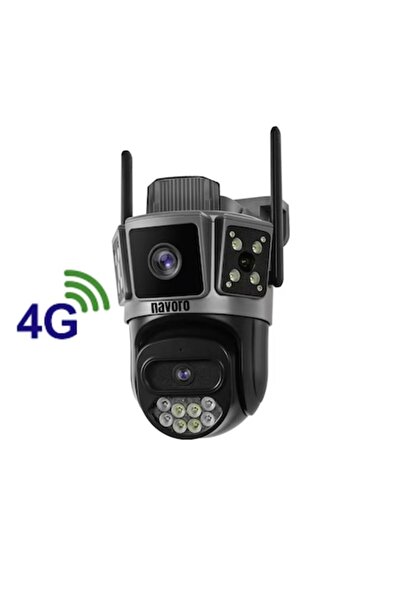 Navoro Navaro 4G Κάμερα Παρακολούθησης Εξωτερικού Χώρου 6MP Διπλού Φακού
